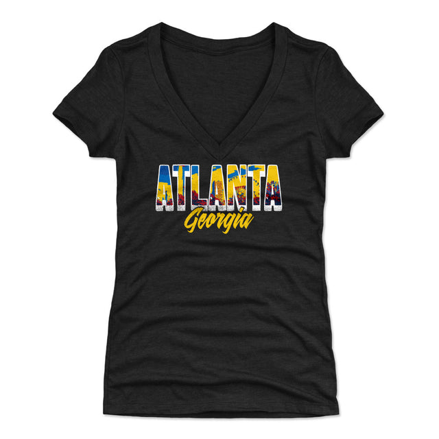 Atlanta Women's V-Neck T-Shirt | 500 LEVEL