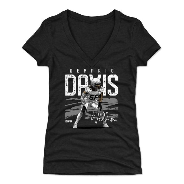 Demario Davis Women's V-Neck T-Shirt | 500 LEVEL