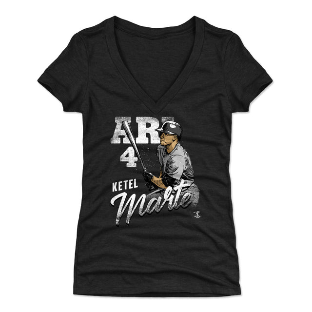 Ketel Marte Women's V-Neck T-Shirt | 500 LEVEL