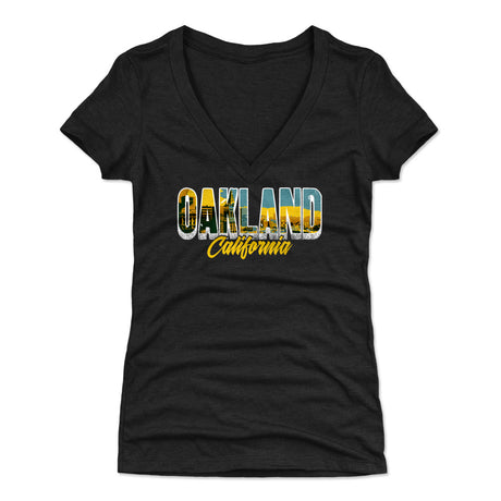 Oakland Women's V-Neck T-Shirt | 500 LEVEL