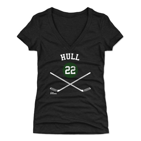Brett Hull Women's V-Neck T-Shirt | 500 LEVEL