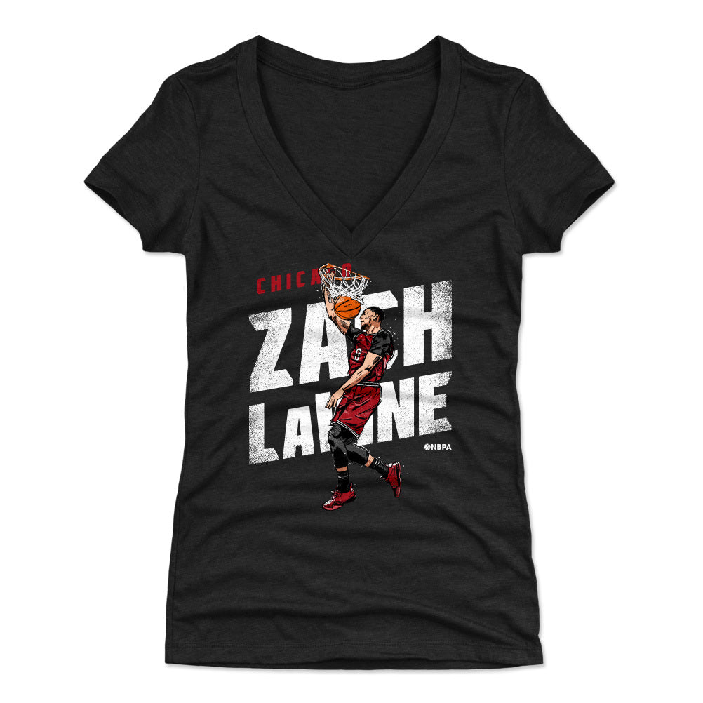 Zach LaVine Women&#39;s V-Neck T-Shirt | 500 LEVEL
