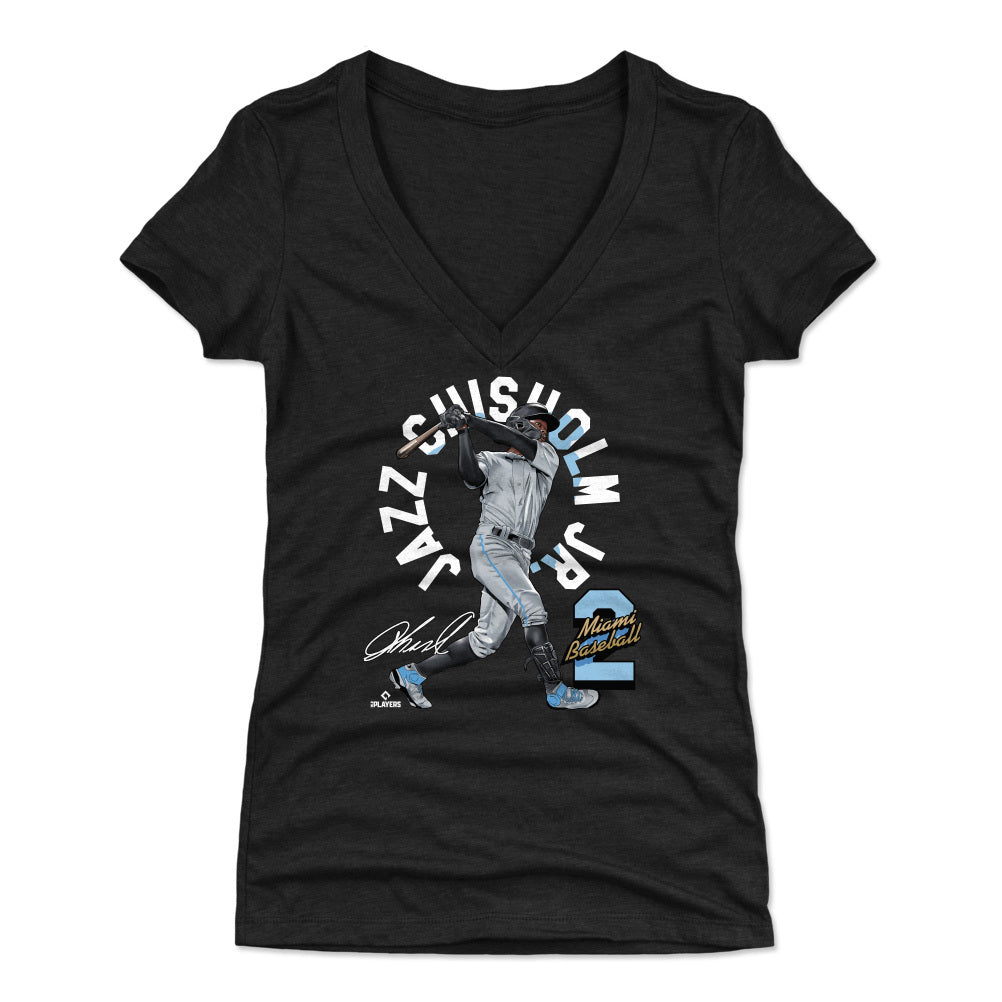 Jazz Chisholm Jr. Women&#39;s V-Neck T-Shirt | 500 LEVEL