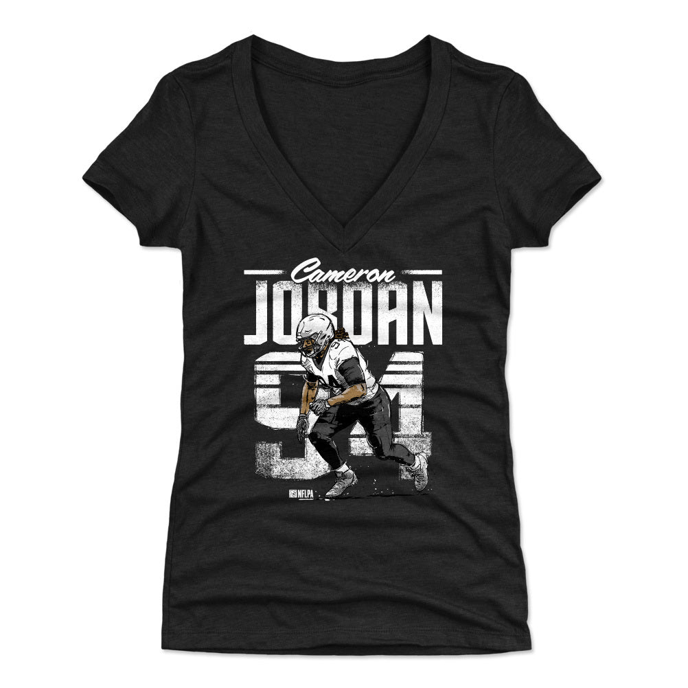 Cameron Jordan Women's V-Neck T-Shirt | 500 LEVEL