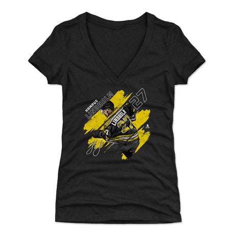 Hampus Lindholm Women's V-Neck T-Shirt | 500 LEVEL