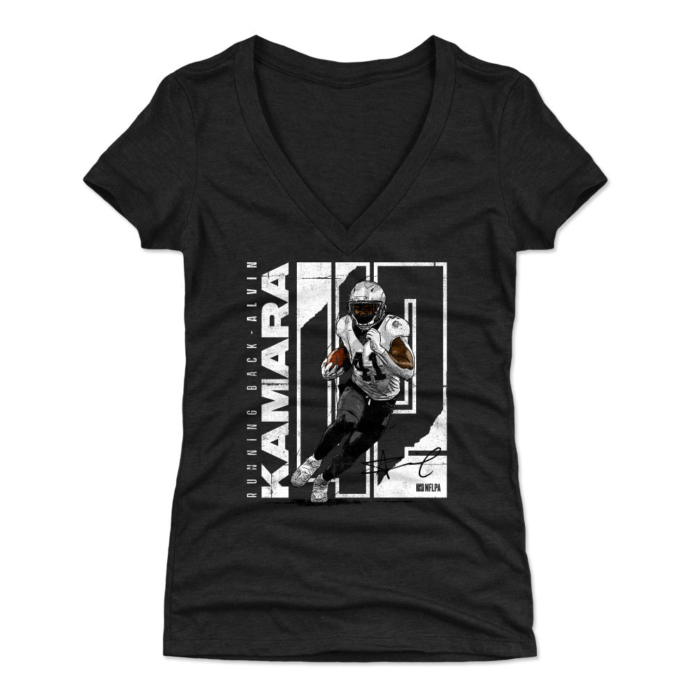 Alvin Kamara Women's V-Neck T-Shirt | 500 LEVEL