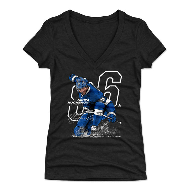 Nikita Kucherov Women's V-Neck T-Shirt | 500 LEVEL