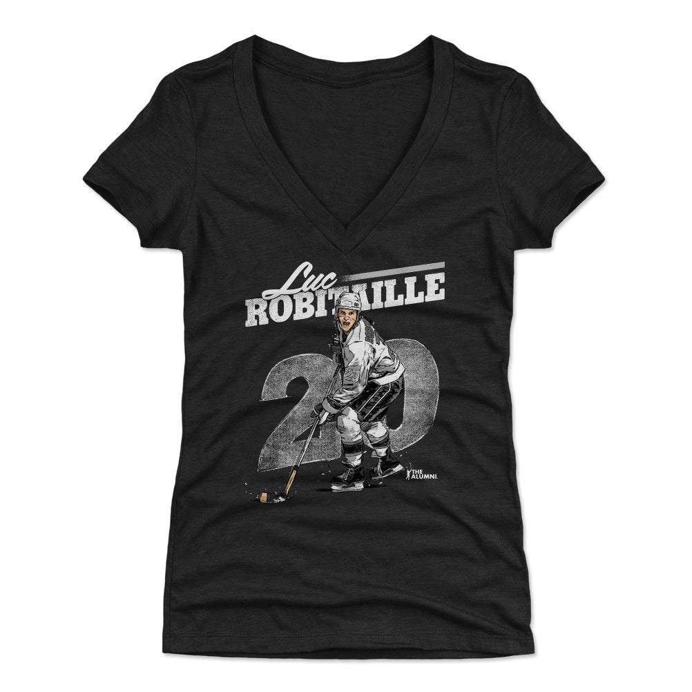 Luc Robitaille Women&#39;s V-Neck T-Shirt | 500 LEVEL