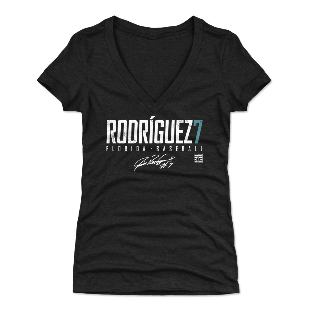 Ivan Rodriguez Women's V-Neck T-Shirt | 500 LEVEL