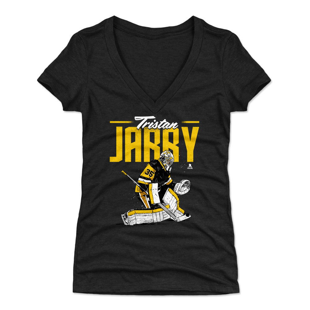 Tristan Jarry Women&#39;s V-Neck T-Shirt | 500 LEVEL