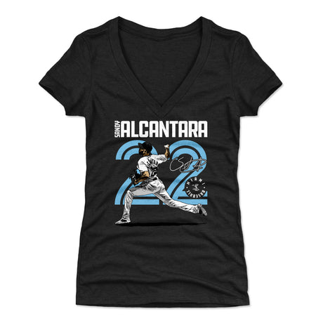 Sandy Alcantara Women's V-Neck T-Shirt | 500 LEVEL