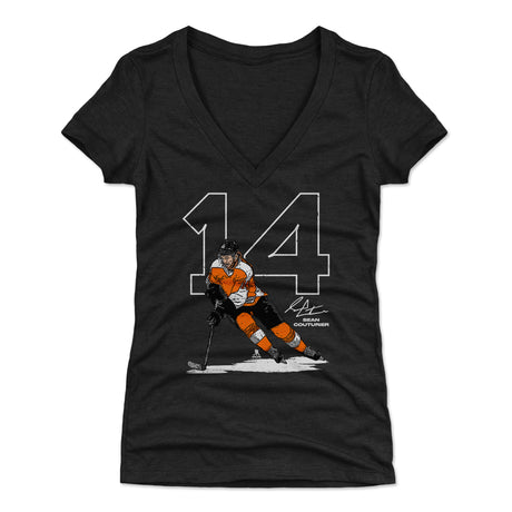 Sean Couturier Women's V-Neck T-Shirt | 500 LEVEL