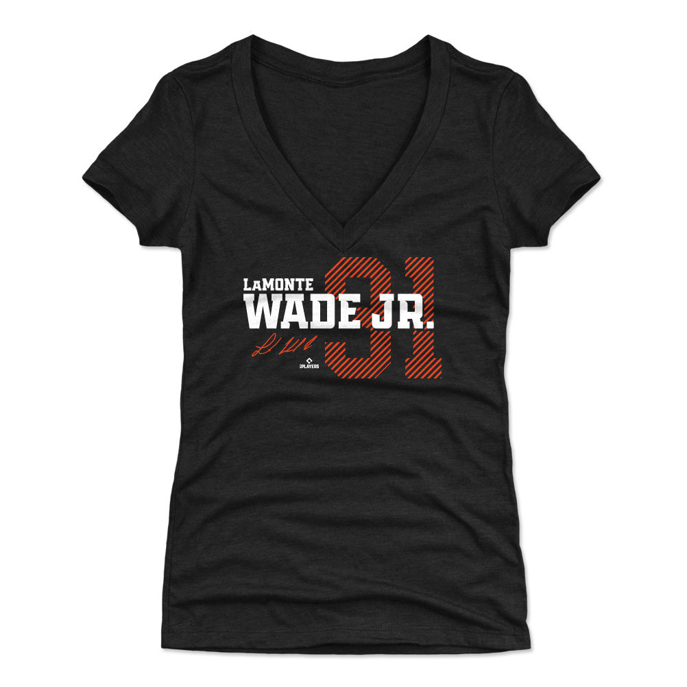 LaMonte Wade Jr. Women&#39;s V-Neck T-Shirt | 500 LEVEL