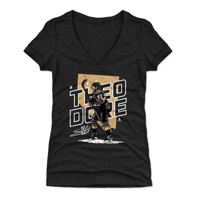 Shea Theodore Women's V-Neck T-Shirt | 500 LEVEL