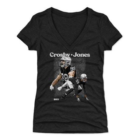 Maxx Crosby Women's V-Neck T-Shirt | 500 LEVEL
