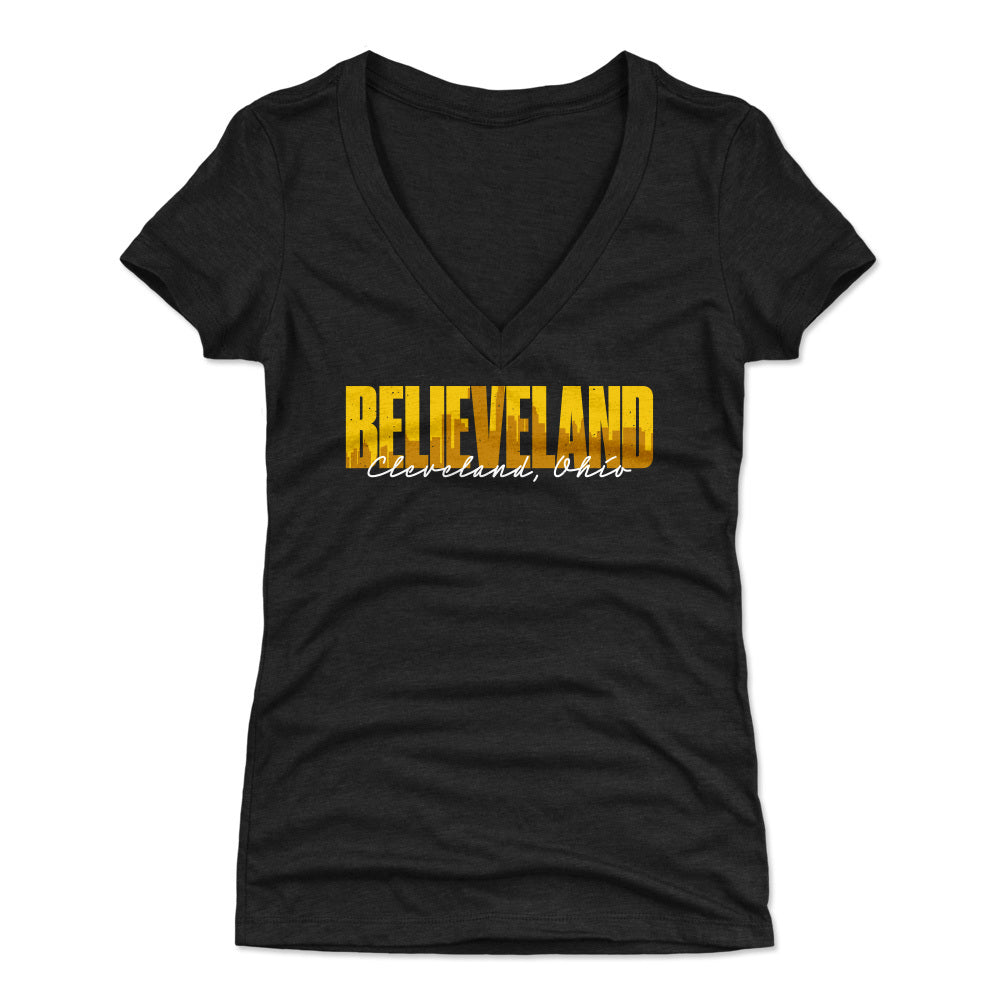 Cleveland Women's V-Neck T-Shirt | 500 LEVEL