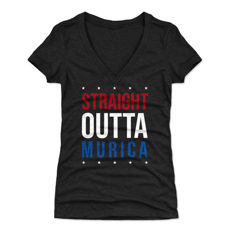 USA Women's V-Neck T-Shirt | 500 LEVEL