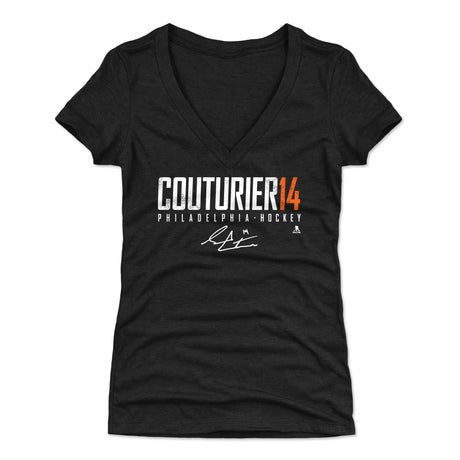Sean Couturier Women's V-Neck T-Shirt | 500 LEVEL
