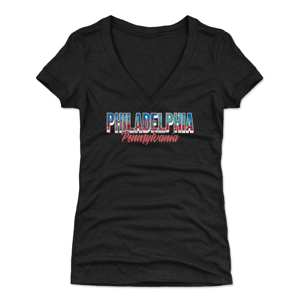 Philadelphia Women's V-Neck T-Shirt | 500 LEVEL