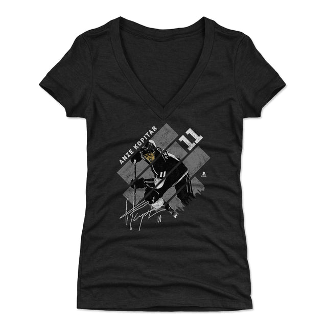 Anze Kopitar Women's V-Neck T-Shirt | 500 LEVEL