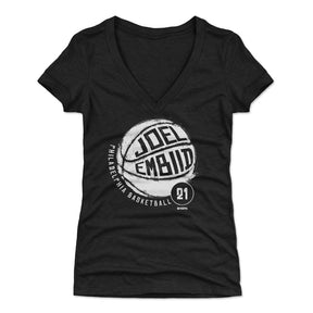Joel Embiid Women's V-Neck T-Shirt | 500 LEVEL