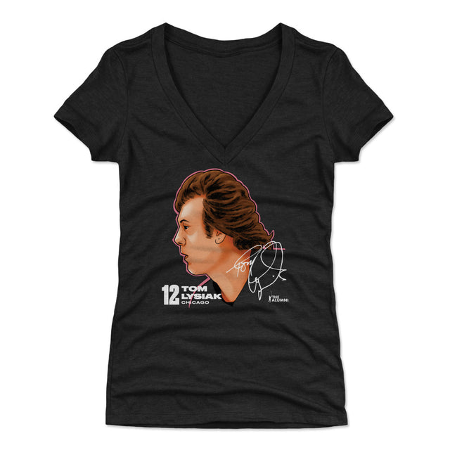 Tom Lysiak Women's V-Neck T-Shirt | 500 LEVEL