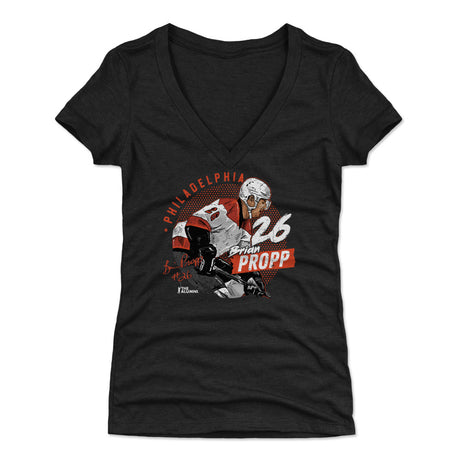 Brian Propp Women's V-Neck T-Shirt | 500 LEVEL