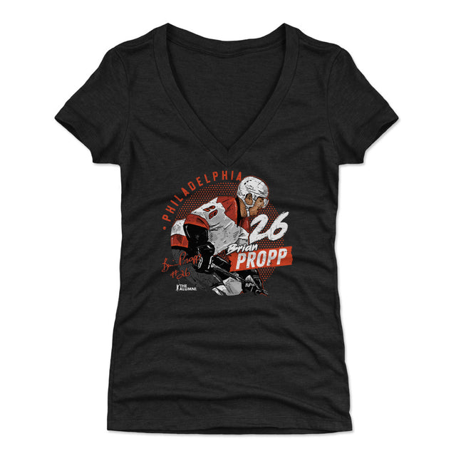 Brian Propp Women's V-Neck T-Shirt | 500 LEVEL