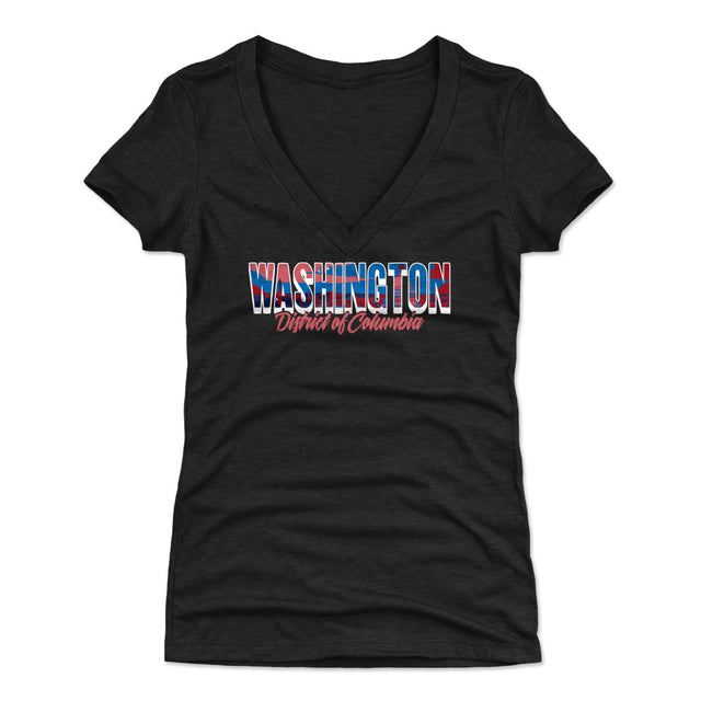 Washington D.C. Women's V-Neck T-Shirt | 500 LEVEL