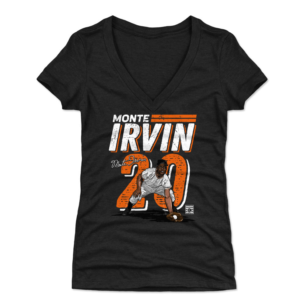 Monte Irvin Women's V-Neck T-Shirt | 500 LEVEL