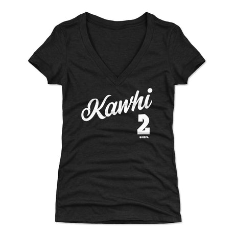 Kawhi Leonard Women's V-Neck T-Shirt | 500 LEVEL