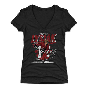 Tom Lysiak Women's V-Neck T-Shirt | 500 LEVEL