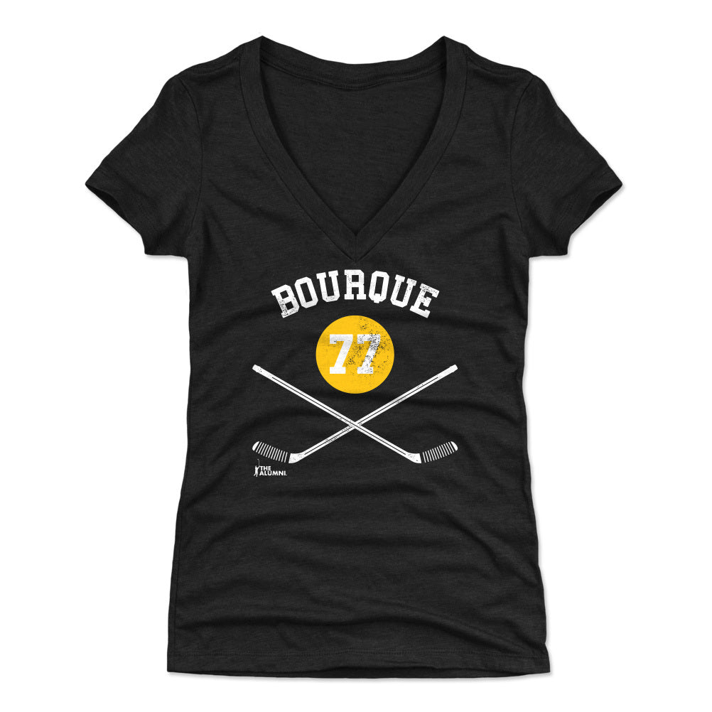 Ray Bourque Women's V-Neck T-Shirt | 500 LEVEL