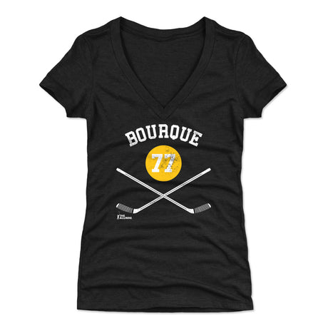 Ray Bourque Women's V-Neck T-Shirt | 500 LEVEL