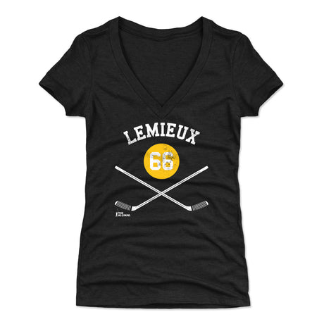 Mario Lemieux Women's V-Neck T-Shirt | 500 LEVEL
