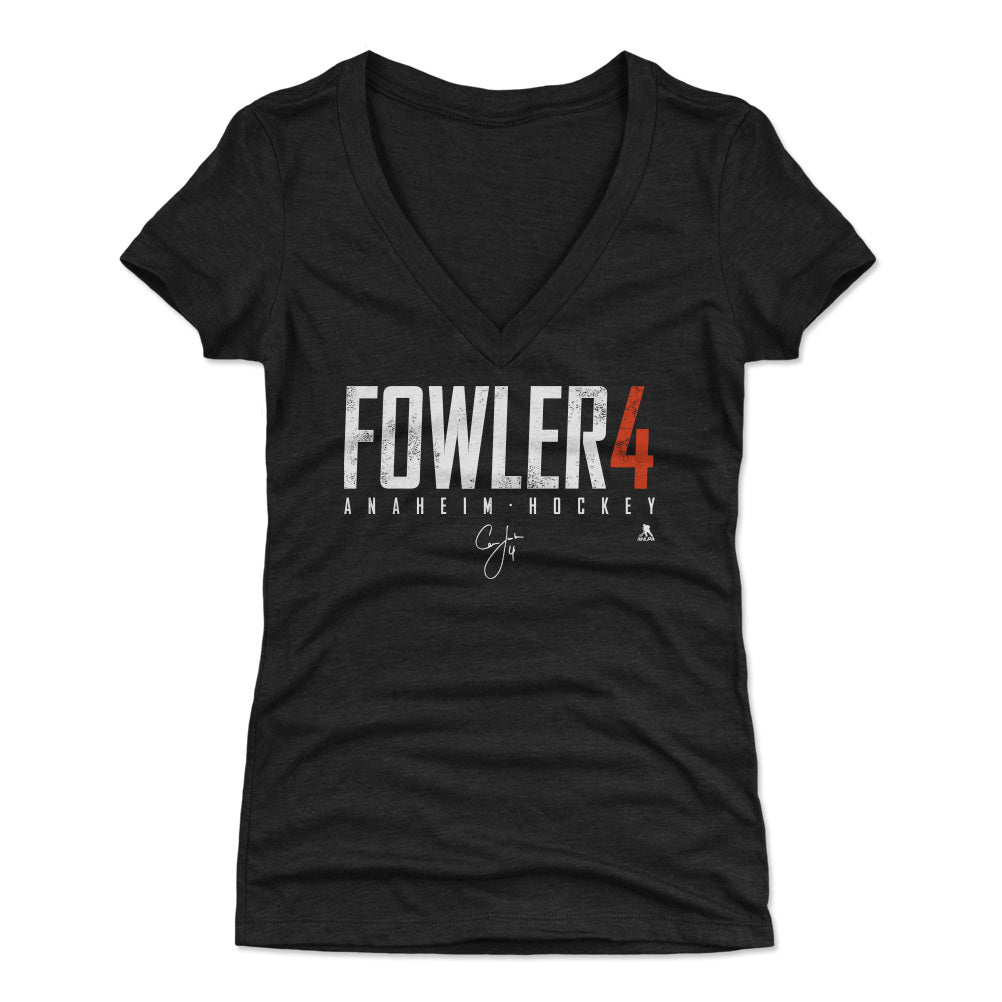 Cam Fowler Women&#39;s V-Neck T-Shirt | 500 LEVEL