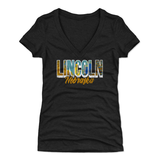 Lincoln Women's V-Neck T-Shirt | 500 LEVEL
