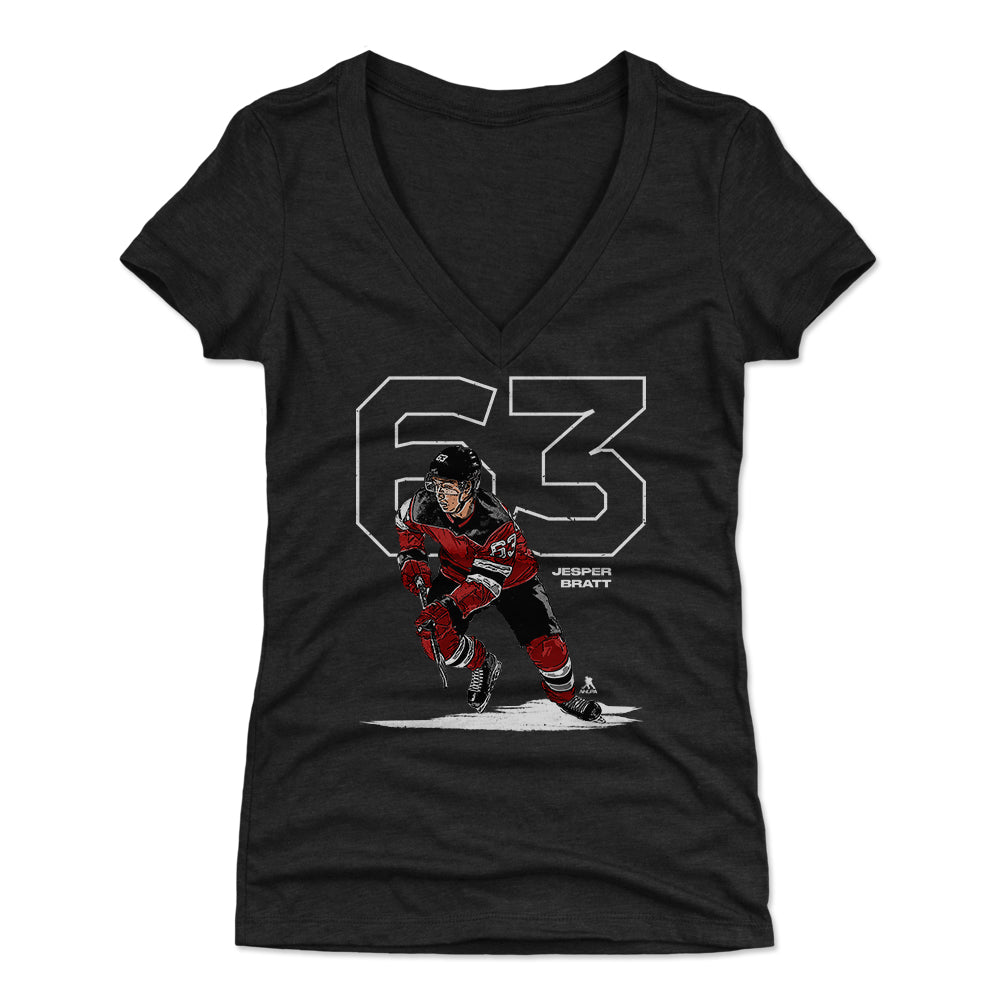 Jesper Bratt Women's V-Neck T-Shirt | 500 LEVEL