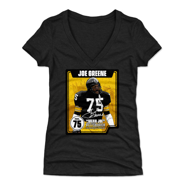 Mean Joe Greene Women's V-Neck T-Shirt | 500 LEVEL