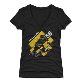 Kris Letang Women's V-Neck T-Shirt | 500 LEVEL