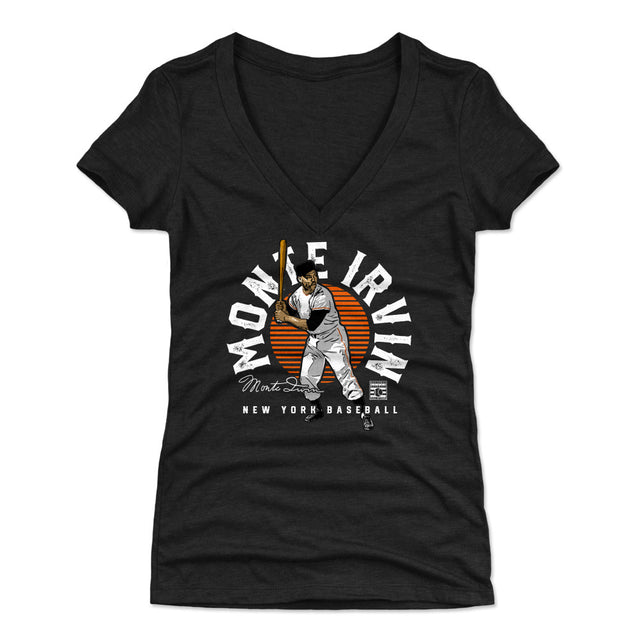 Monte Irvin Women's V-Neck T-Shirt | 500 LEVEL