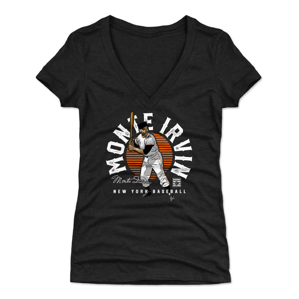 Monte Irvin Women's V-Neck T-Shirt | 500 LEVEL
