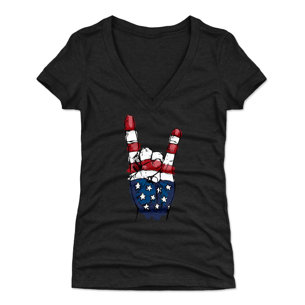 USA Women's V-Neck T-Shirt | 500 LEVEL