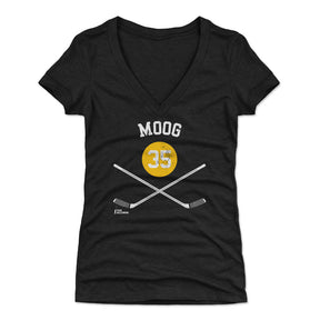 Andy Moog Women's V-Neck T-Shirt | 500 LEVEL