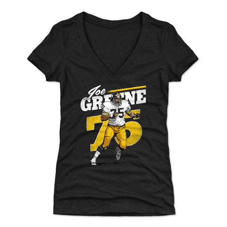 Mean Joe Greene Women's V-Neck T-Shirt | 500 LEVEL