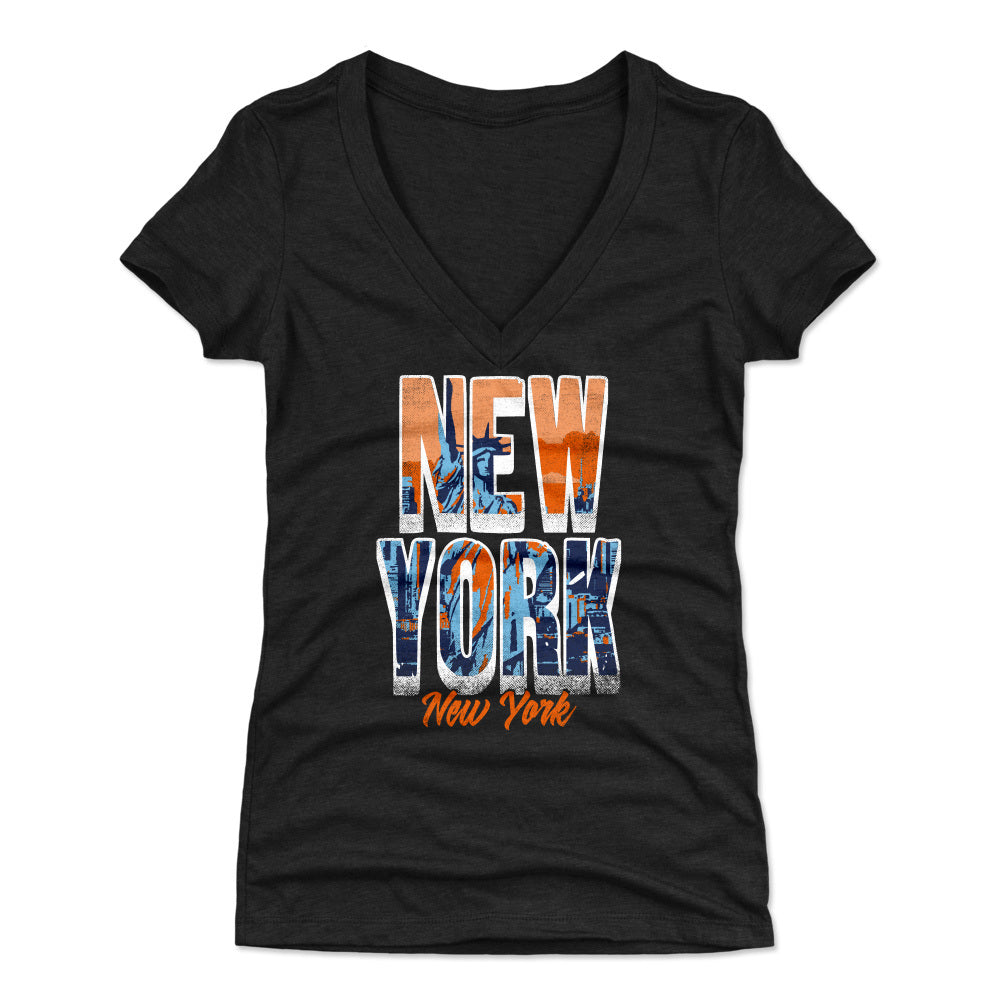 New York Women's V-Neck T-Shirt | 500 LEVEL