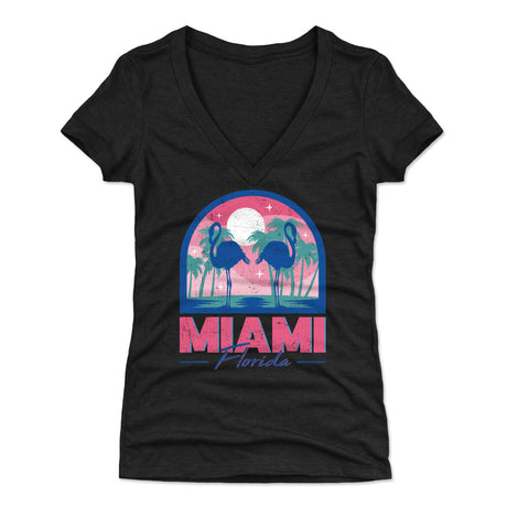 Miami Women's V-Neck T-Shirt | 500 LEVEL