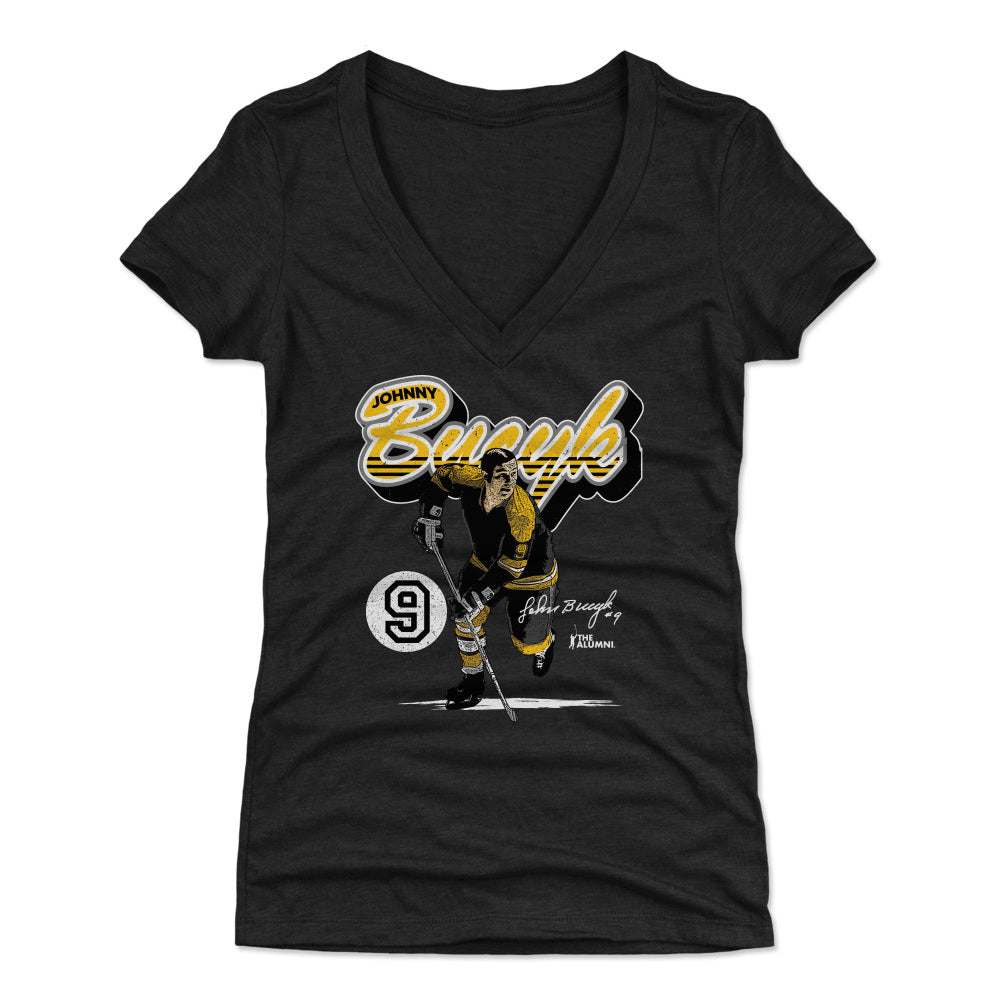 Johnny Bucyk Women&#39;s V-Neck T-Shirt | 500 LEVEL