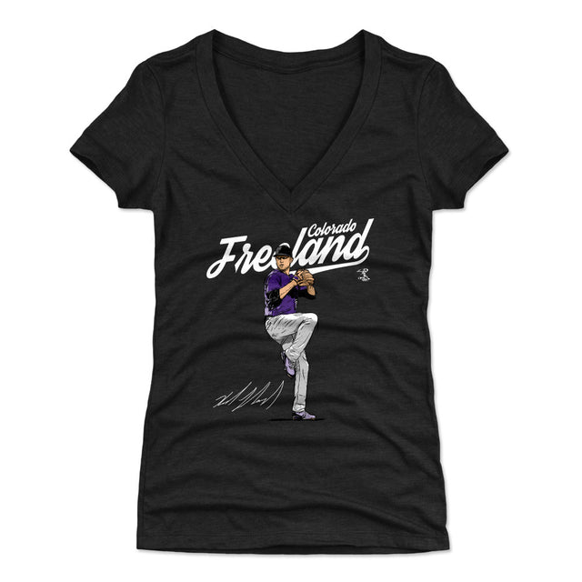 Kyle Freeland Women's V-Neck T-Shirt | 500 LEVEL