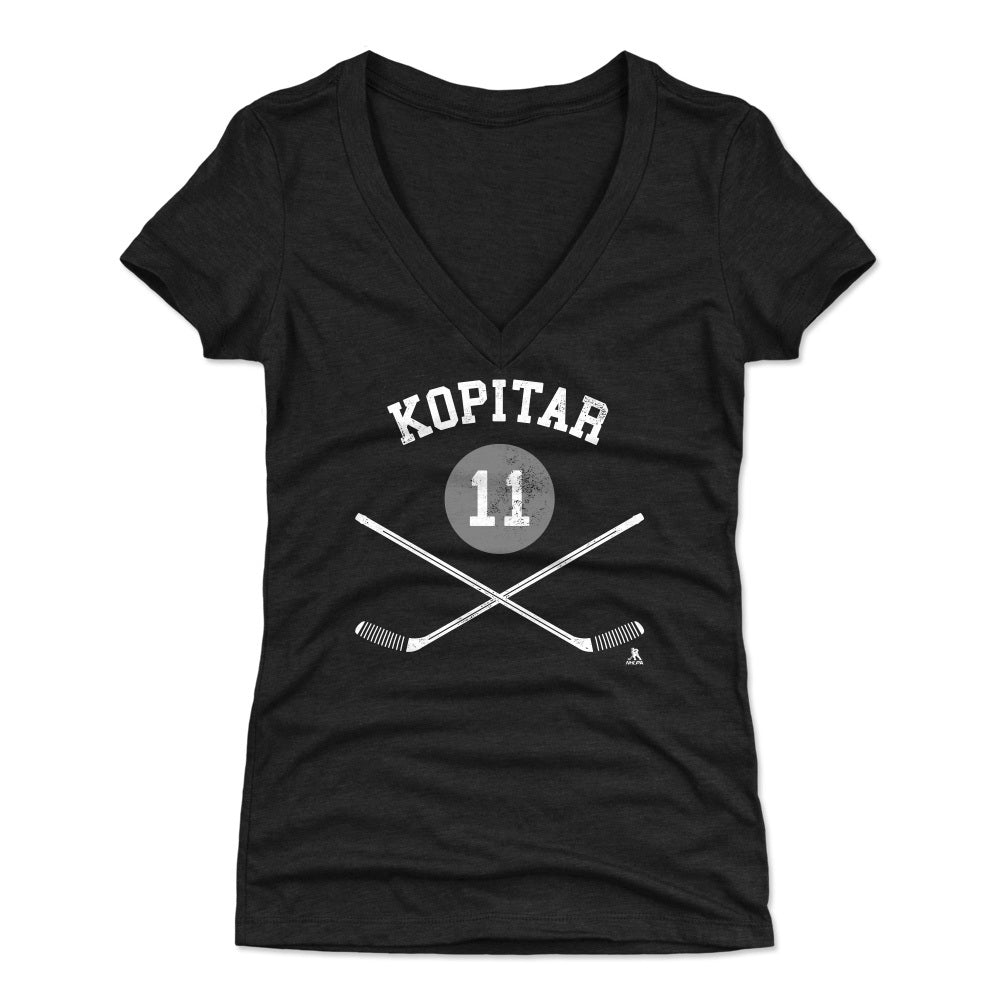 Anze Kopitar Women's V-Neck T-Shirt | 500 LEVEL